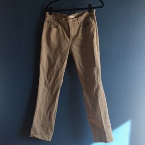 Khaki colored Levi Jeans